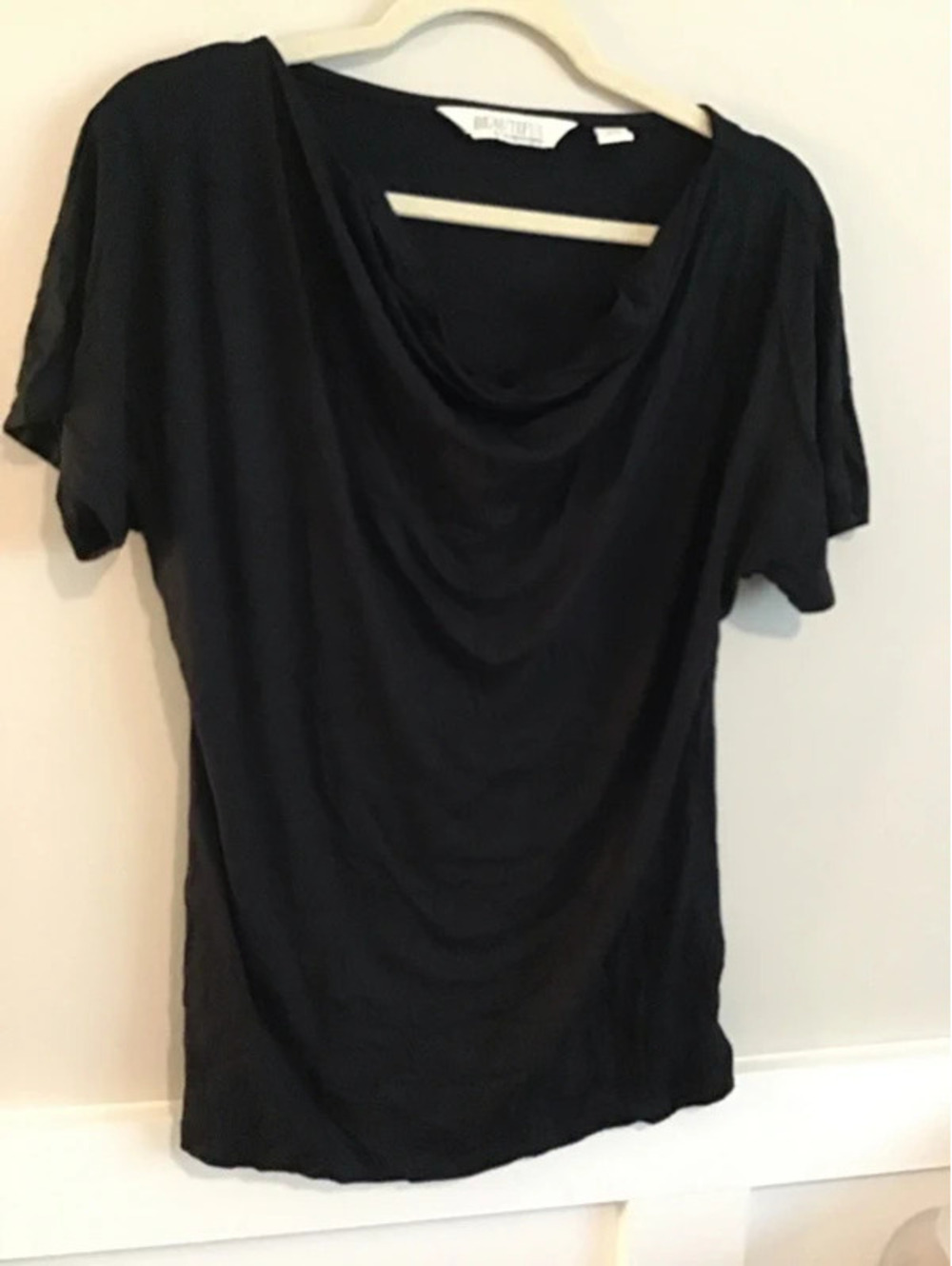 Beautiful by Lawrence Zaria, x stop, new, cap sleeve, cowl neck